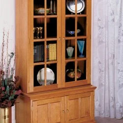 Tall Oak Cabinet