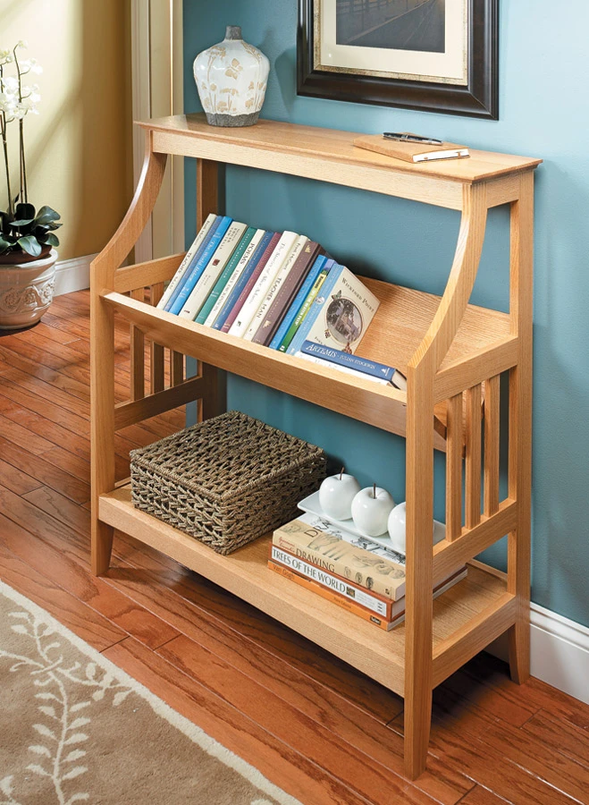 Trough-Style Bookrack 3 Trough-Style Bookrack