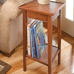 Veneered Accent Table