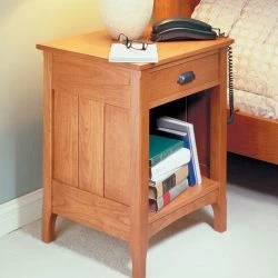 Cherry Bedside Table