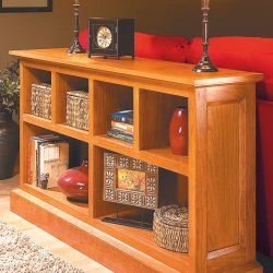 Low Cherry Bookcase