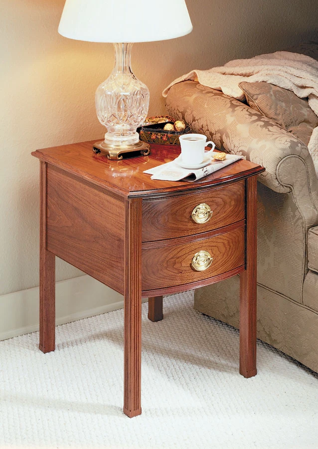 Bow-Front End Table 3 Bow-Front End Table