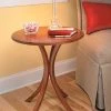 Curved-Leg End Table