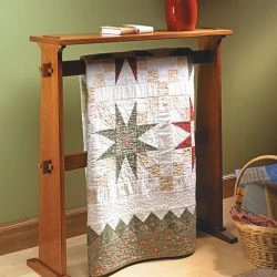 Craftsman-Style Quilt Rack