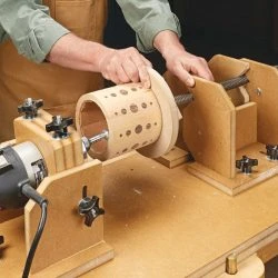 Shop-Made Threading Jig & Canisters
