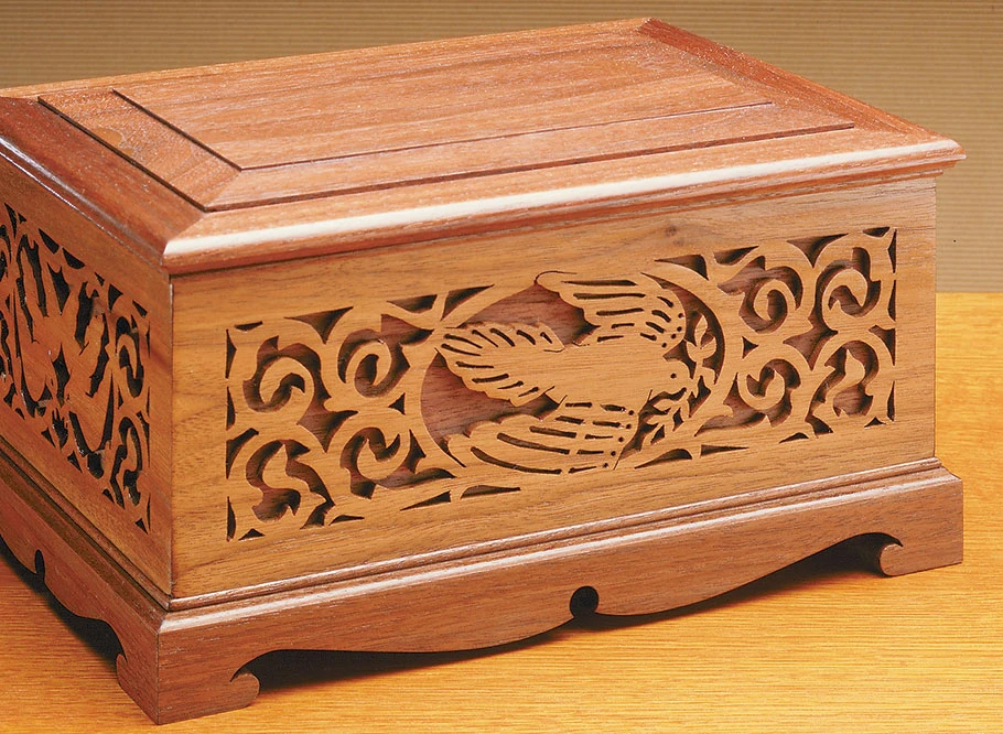Scroll-Sawn Jewelry Box 3 Scroll-Sawn Jewelry Box