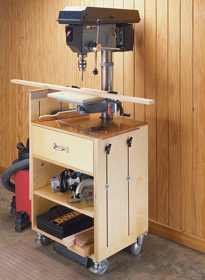 Drill Press Storage Cart 3 Drill Press Storage Cart