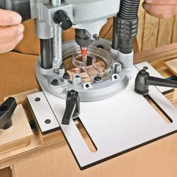 Plunge Router Mortising Jig