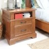Bedroom Set: Oak Nightstand