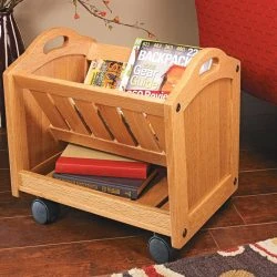 Mobile Magazine Rack