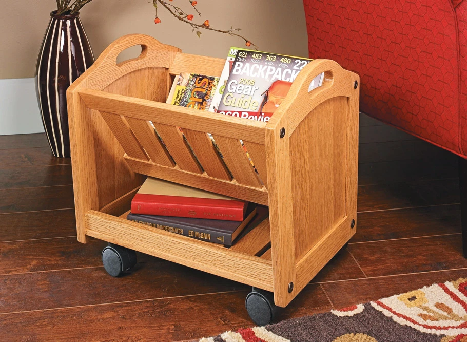 Mobile Magazine Rack 3 Mobile Magazine Rack