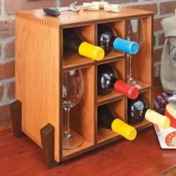 WARCO SHOP 30 Space-Saving Wine Rack