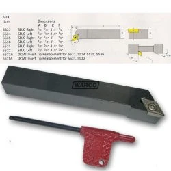 Indexable Lathe Tools - SDJC Tool Holder -WARCO SHOP sdjc index lathe tools 1