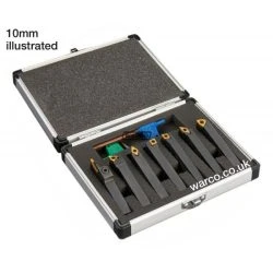 Indexable Lathe Tools - 7 Piece Set 8mm 10mm 12mm 16mm